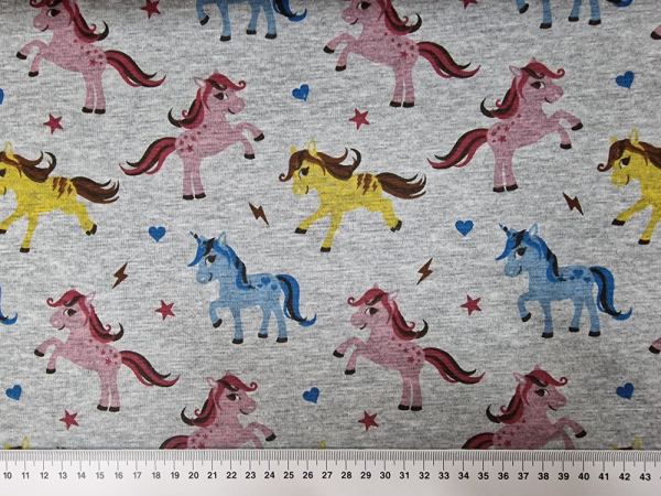 Alpenfleece Bunte Einhorn
